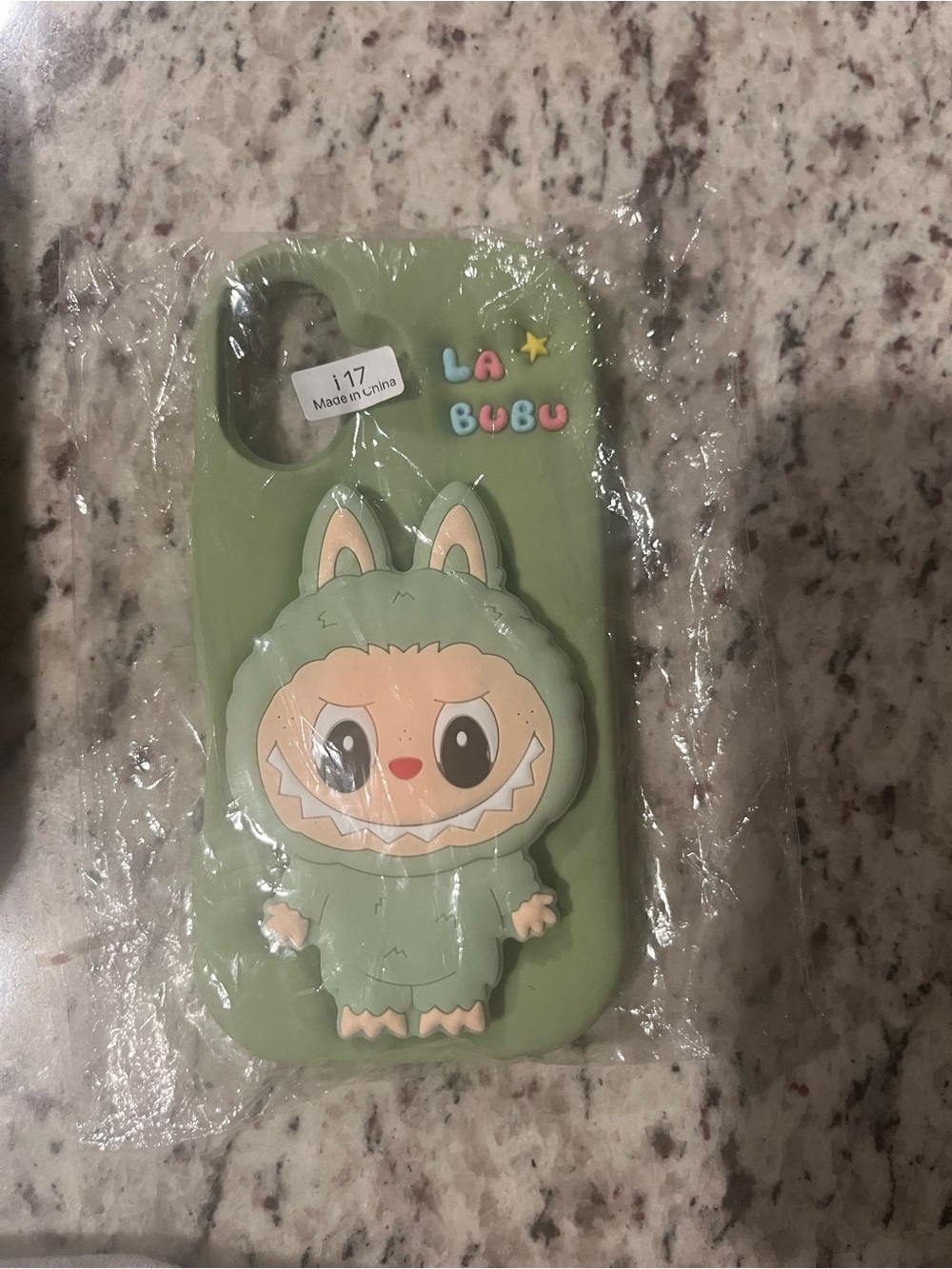 NWT Green La Bubu Cartoon Bunny Phone Case